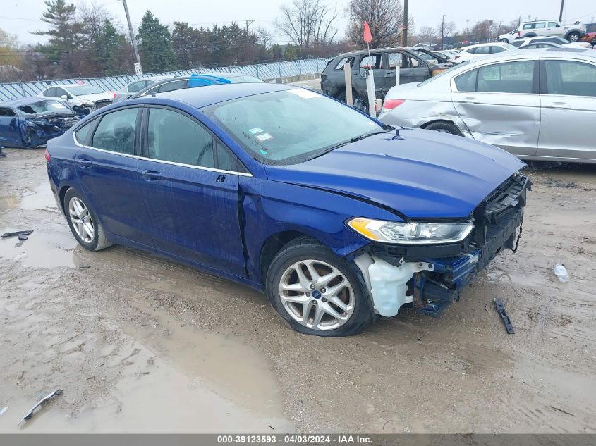 Lot #2509248356 2016 FORD FUSION SE salvage car