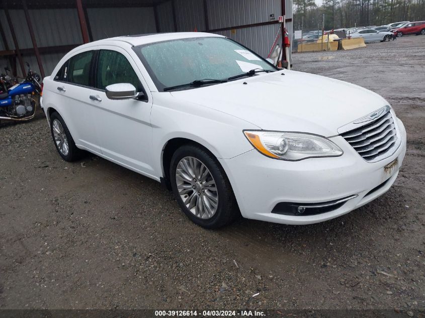 Lot #2490851829 2013 CHRYSLER 200 LIMITED salvage car