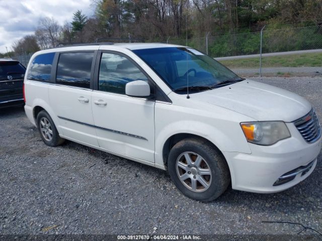 Auction sale of the 2013 Chrysler Town & Country Touring, vin: 2C4RC1BG6DR577352, lot number: 39127670