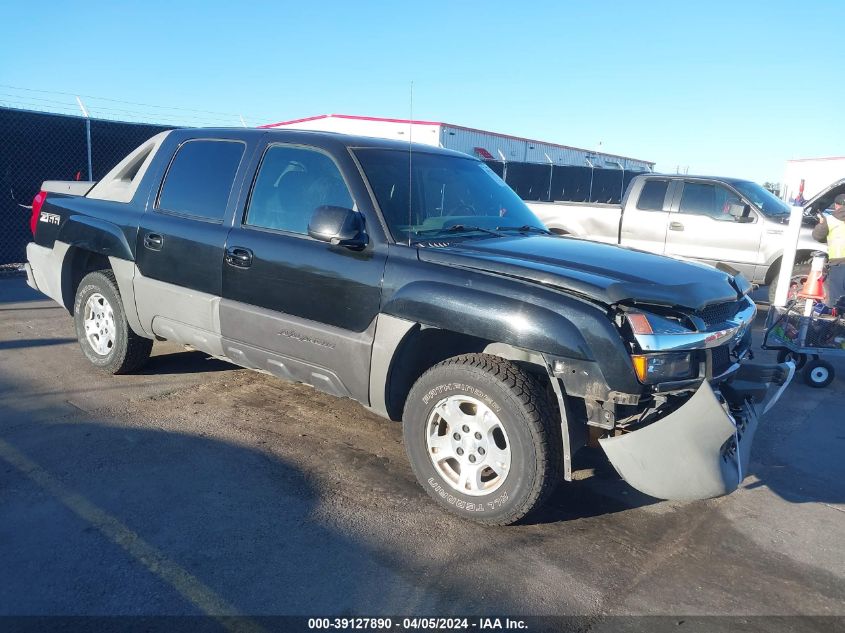 Lot #2519654807 2002 CHEVROLET AVALANCHE 1500 salvage car