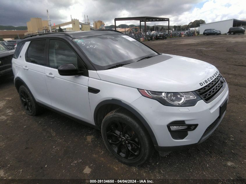 Lot #2490864609 2017 LAND ROVER DISCOVERY SPORT HSE LUX salvage car