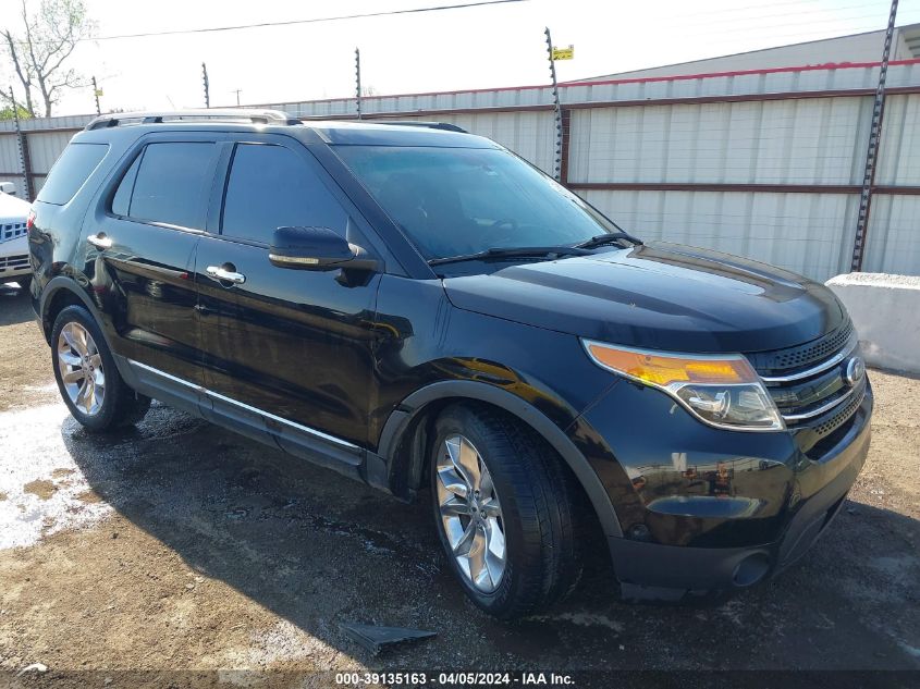 Lot #2509248118 2012 FORD EXPLORER LIMITED salvage car