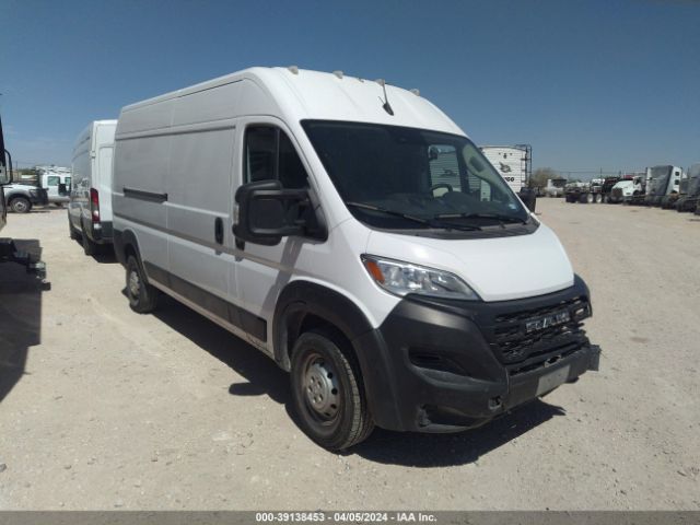 Auction sale of the 2023 Ram Promaster 2500 High Roof 159 Wb, vin: 3C6LRVDG2PE560800, lot number: 39138453