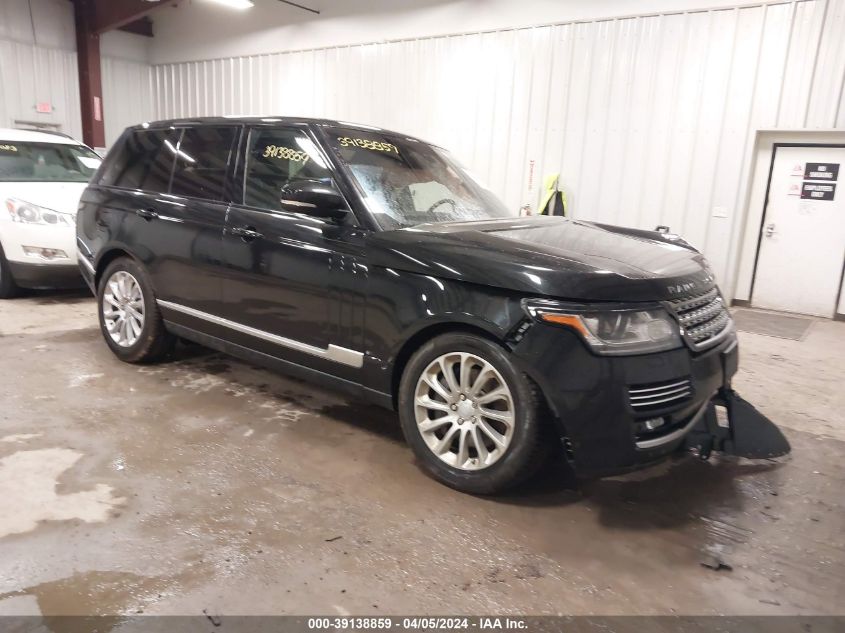 Lot #2511536744 2015 LAND ROVER RANGE ROVER 5.0L V8 SUPERCHARGED salvage car