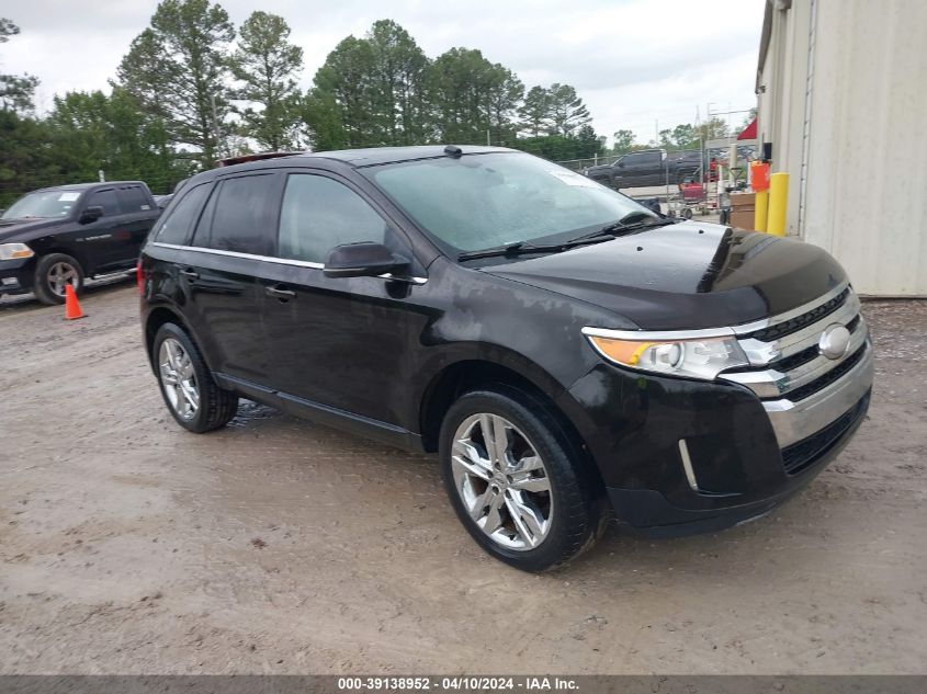Lot #2490860399 2013 FORD EDGE LIMITED salvage car
