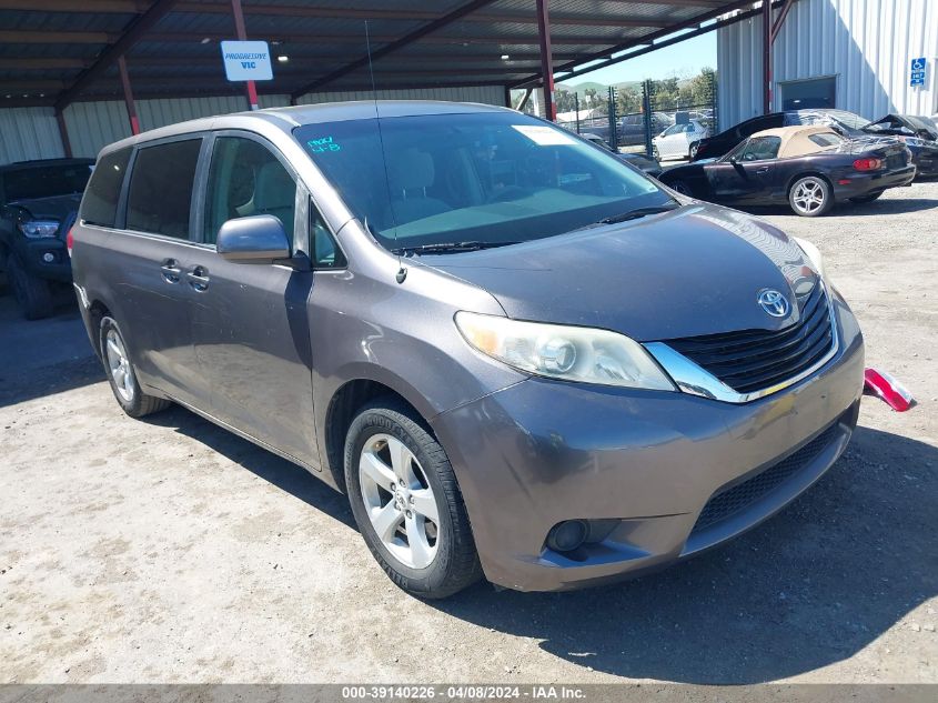 Lot #2488548318 2011 TOYOTA SIENNA LE salvage car
