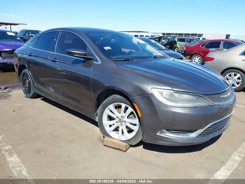 Lot #2511548522 2015 CHRYSLER 200 LIMITED salvage car