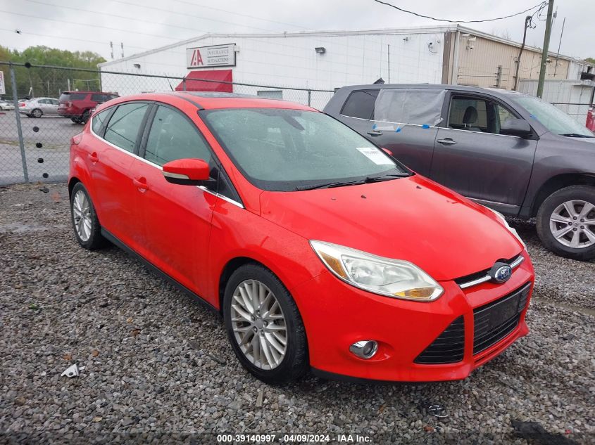 Lot #2490856196 2012 FORD FOCUS SEL salvage car