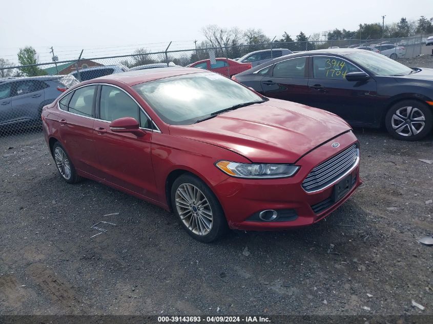 Lot #2506954154 2014 FORD FUSION SE salvage car