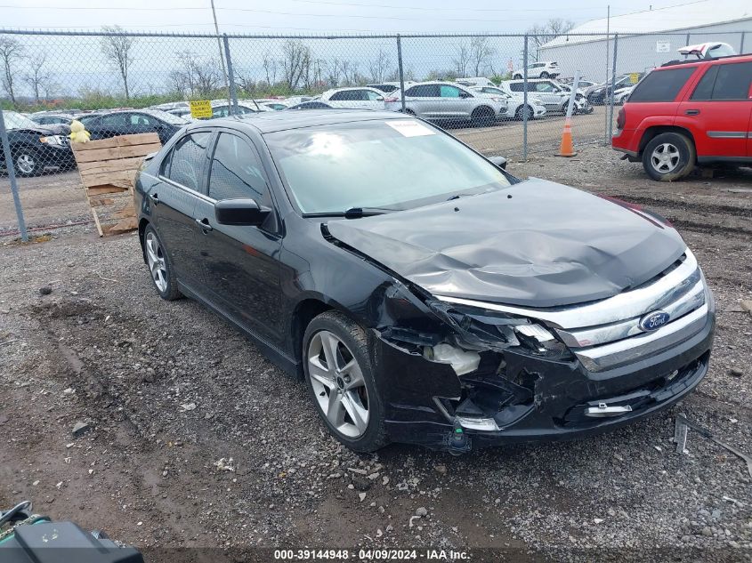 Lot #2504635100 2010 FORD FUSION SPORT salvage car