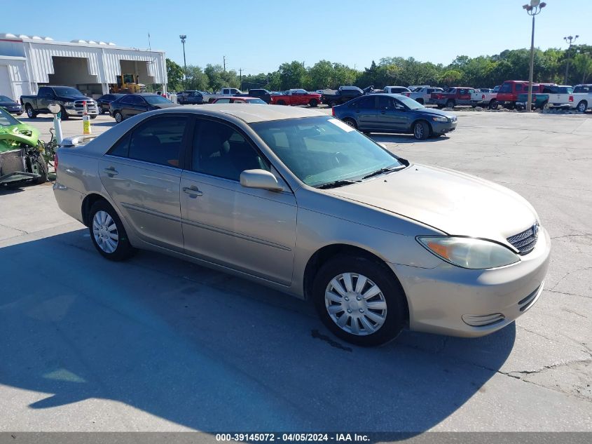 Lot #2485067127 2002 TOYOTA CAMRY LE salvage car