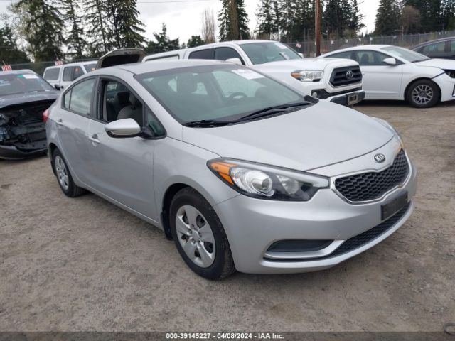 Auction sale of the 2015 Kia Forte Lx, vin: KNAFK4A68F5373732, lot number: 39145227