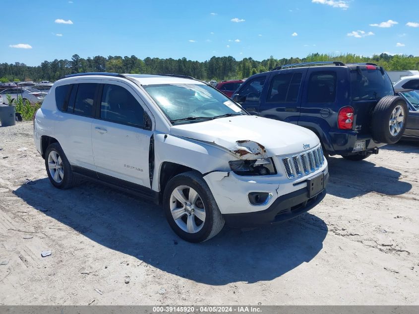 Lot #2490866325 2015 JEEP COMPASS HIGH ALTITUDE EDITION salvage car