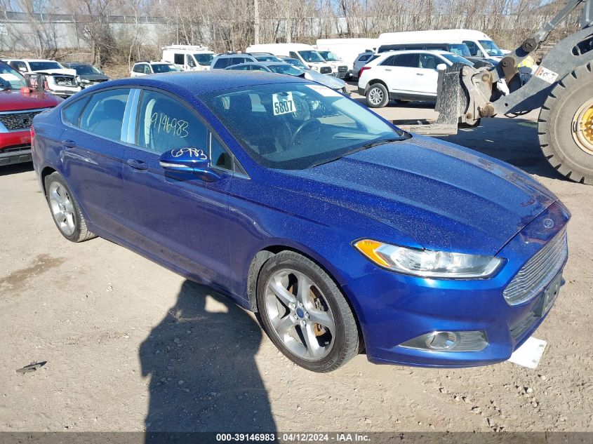 Lot #2486233491 2015 FORD FUSION SE salvage car