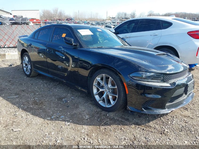 Lot #2494329798 2023 DODGE CHARGER GT salvage car