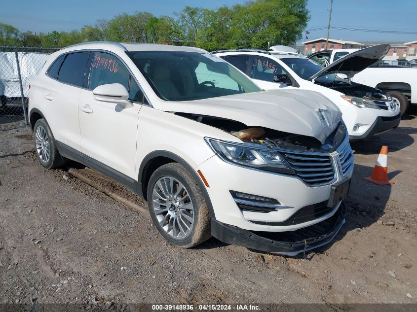 Lot #2476843615 2016 LINCOLN MKC RESERVE salvage car