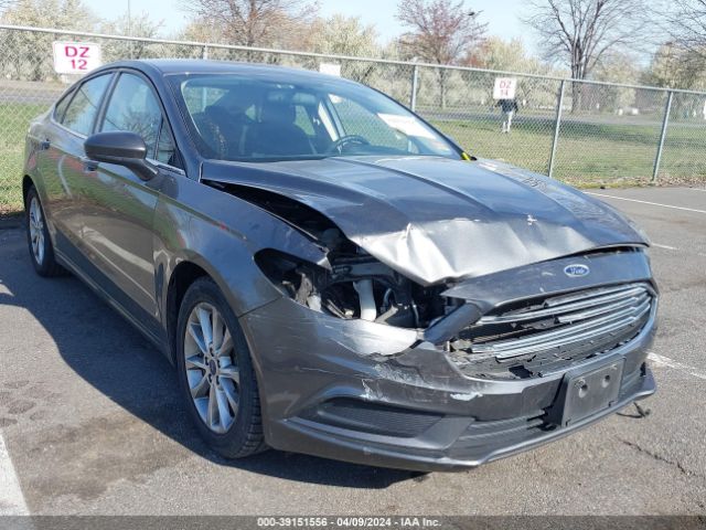 Auction sale of the 2017 Ford Fusion Se, vin: 3FA6P0H70HR345733, lot number: 39151556