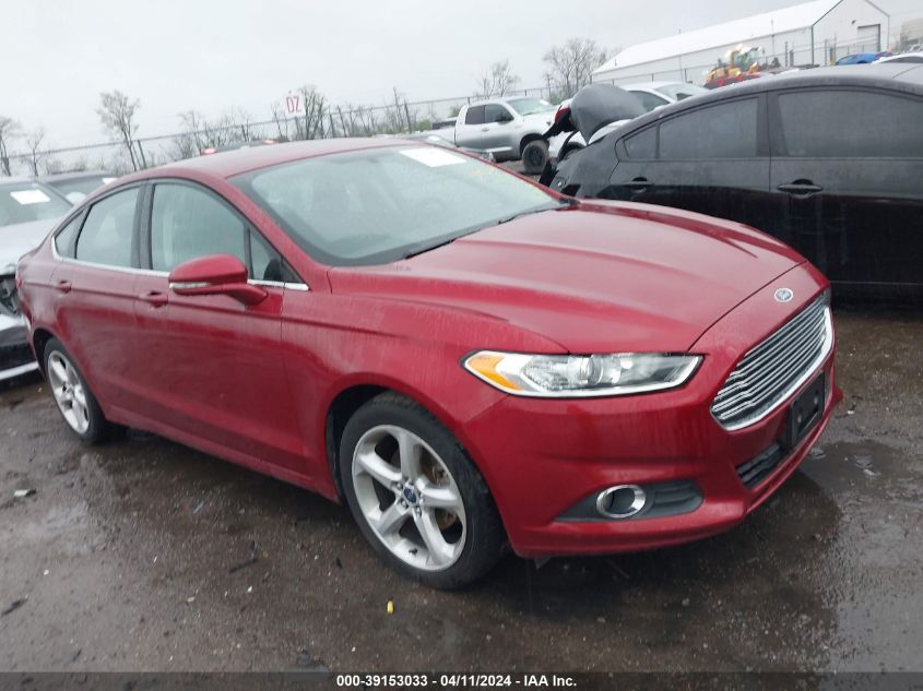 Lot #2504635010 2016 FORD FUSION SE salvage car