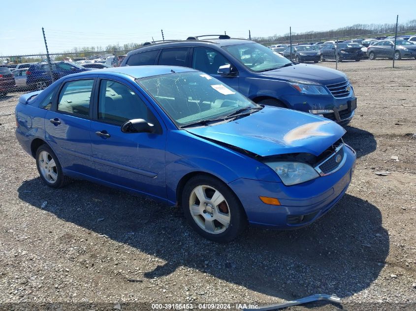 Lot #2486233414 2005 FORD FOCUS ZX4 salvage car
