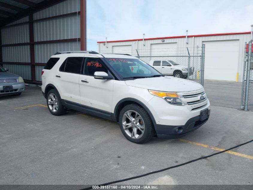 Lot #2488544607 2011 FORD EXPLORER LIMITED salvage car