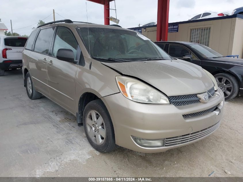Lot #2490866385 2004 TOYOTA SIENNA CE/LE salvage car