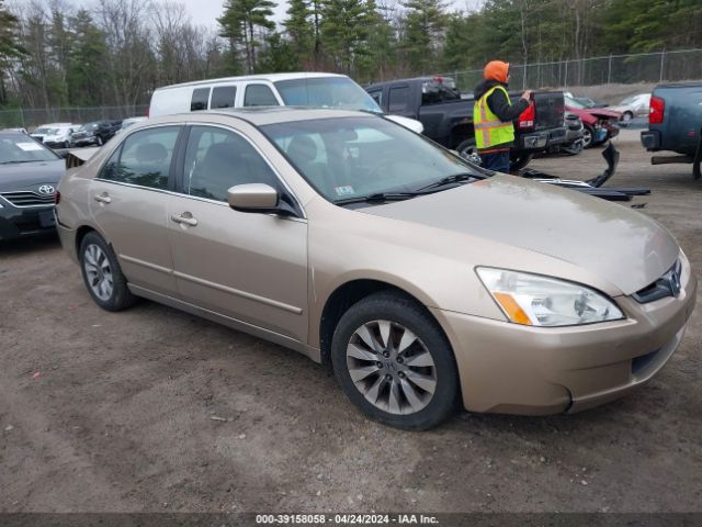 Auction sale of the 2003 Honda Accord 2.4 Ex, vin: 1HGCM56643A137338, lot number: 39158058