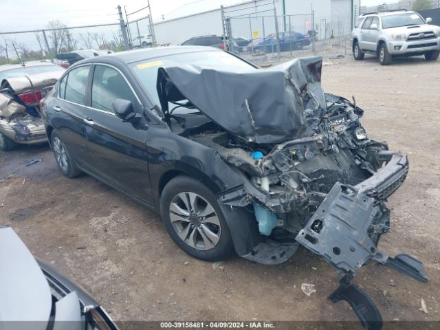 Auction sale of the 2013 Honda Accord Lx, vin: 1HGCR2F31DA255841, lot number: 39158481