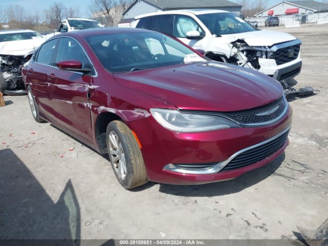 Auction sale of the 2015 Chrysler 200 Limited, vin: 1C3CCCABXFN636169, lot number: 39158651