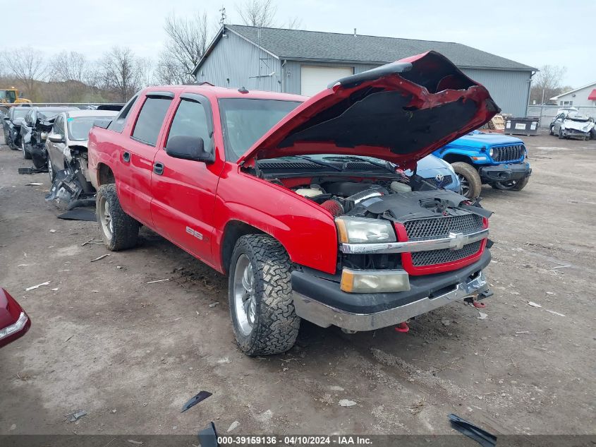 Lot #2506953917 2003 CHEVROLET AVALANCHE 1500 salvage car