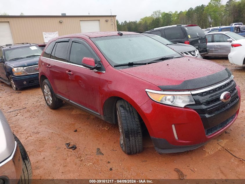 Lot #2519661116 2014 FORD EDGE LIMITED salvage car