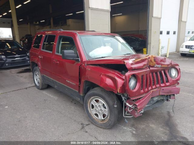 Продажа на аукционе авто 2014 Jeep Patriot Sport, vin: 1C4NJPBB1ED843411, номер лота: 39161517