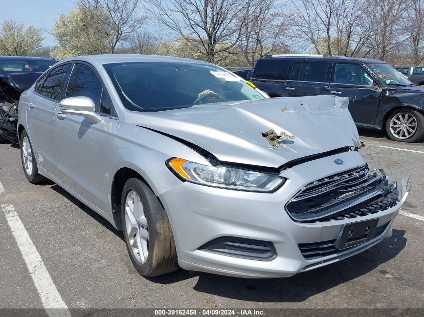 Lot #2490856294 2014 FORD FUSION SE salvage car