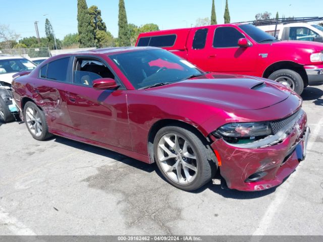 Auction sale of the 2021 Dodge Charger Gt Rwd, vin: 2C3CDXHG0MH608005, lot number: 39162462