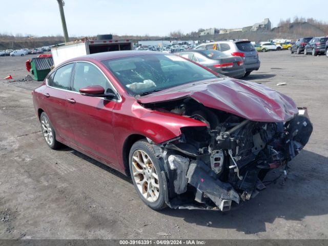 Auction sale of the 2016 Chrysler 200 C, vin: 1C3CCCEGXGN158424, lot number: 39163391