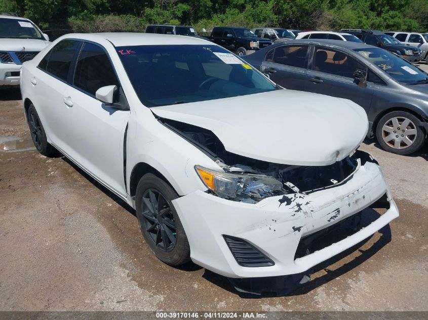 Lot #2474517481 2012 TOYOTA CAMRY LE salvage car