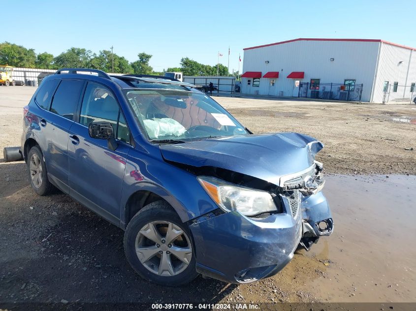 Lot #2521963606 2014 SUBARU FORESTER 2.5I LIMITED salvage car