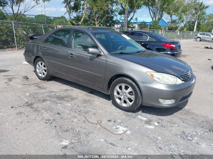 Lot #2490856487 2005 TOYOTA CAMRY XLE V6 salvage car