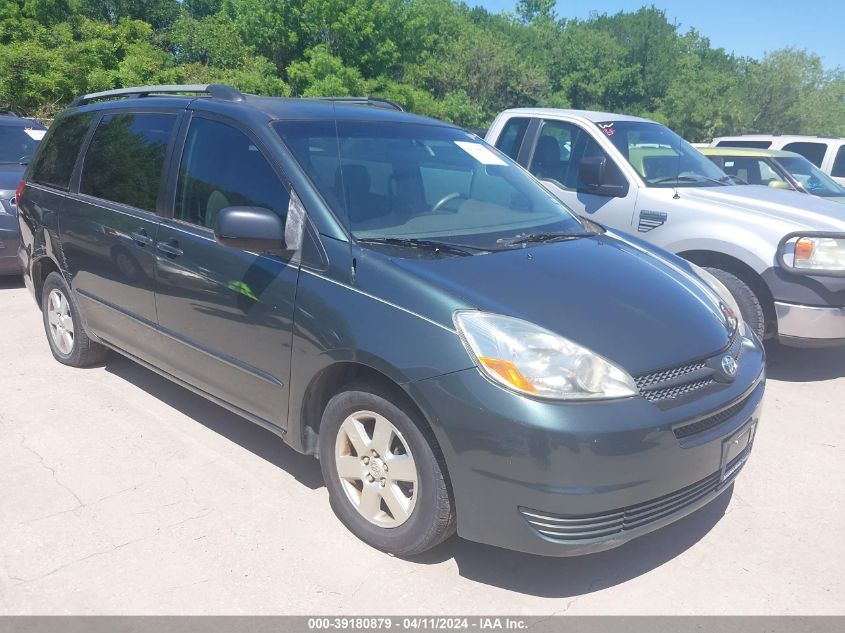 Lot #2474517329 2005 TOYOTA SIENNA LE salvage car