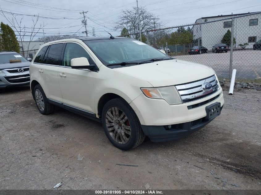 Lot #2506953335 2008 FORD EDGE LIMITED salvage car