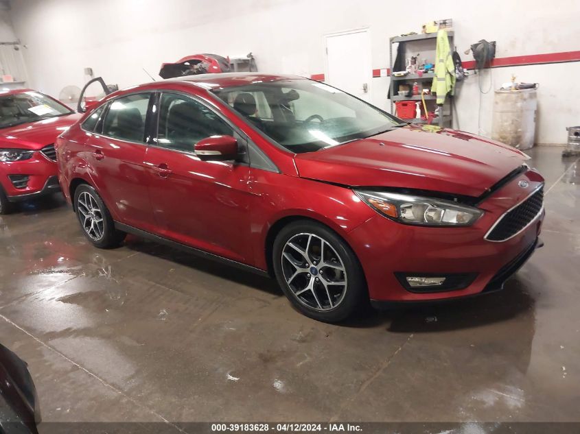 Lot #2504639784 2017 FORD FOCUS SEL salvage car