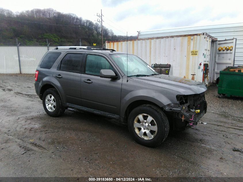 Lot #2490865646 2012 FORD ESCAPE LIMITED salvage car