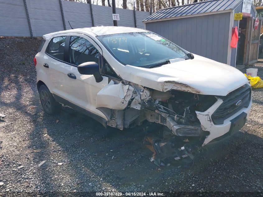 Lot #2509241069 2021 FORD ECOSPORT S salvage car