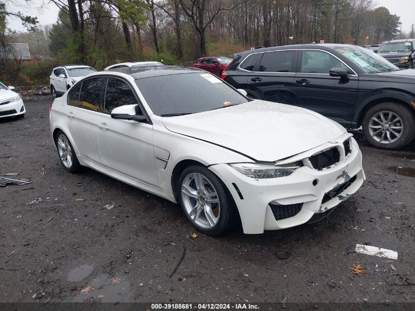 Lot #2506953236 2015 BMW M3 salvage car
