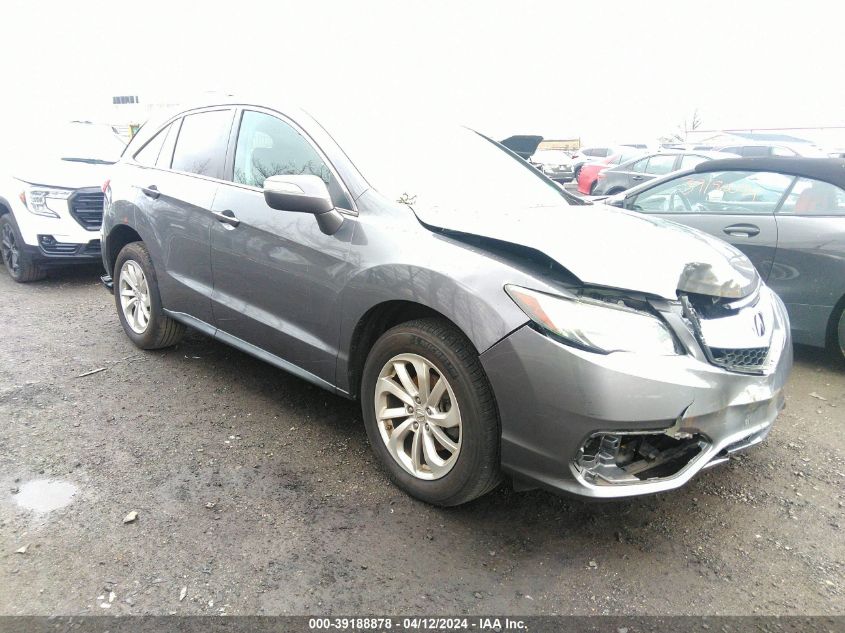 Lot #2523111850 2017 ACURA RDX ACURAWATCH PLUS PACKAGE salvage car