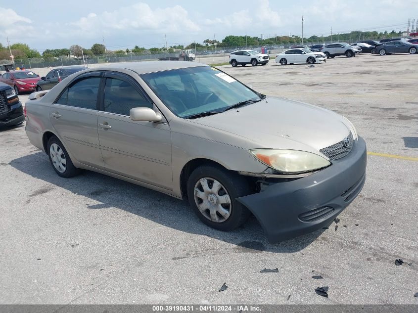Lot #2520804922 2003 TOYOTA CAMRY LE salvage car