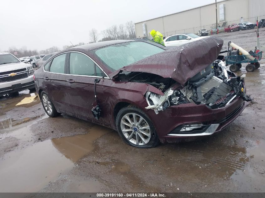 Lot #2506953188 2017 FORD FUSION SE salvage car