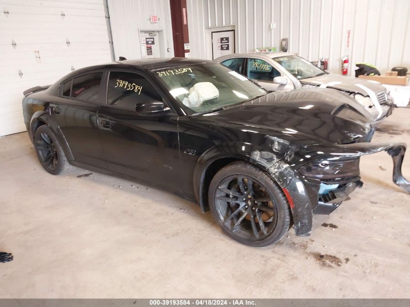 Lot #2490865718 2023 DODGE CHARGER SCAT PACK WIDEBODY salvage car