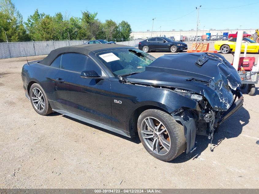 Lot #2493174436 2015 FORD MUSTANG GT PREMIUM salvage car