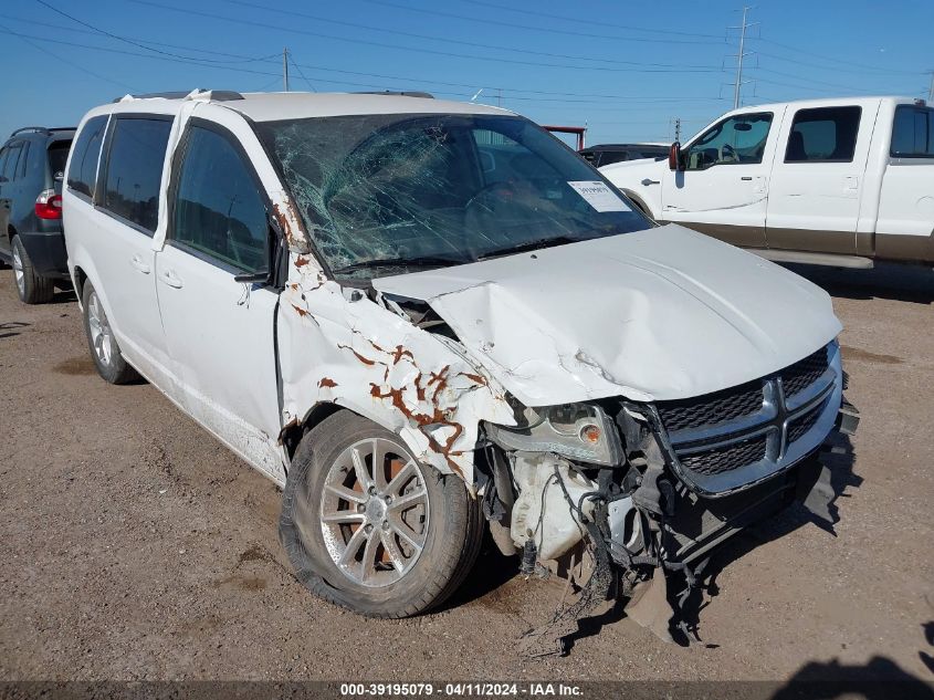 Lot #2509247918 2019 DODGE GRAND CARAVAN SXT salvage car