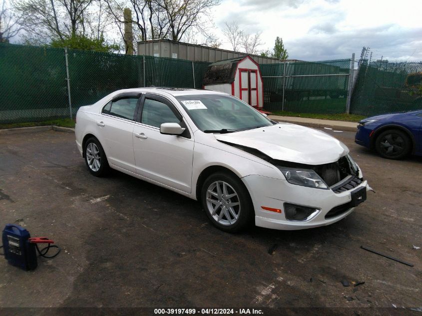 Lot #2506939576 2012 FORD FUSION SEL salvage car